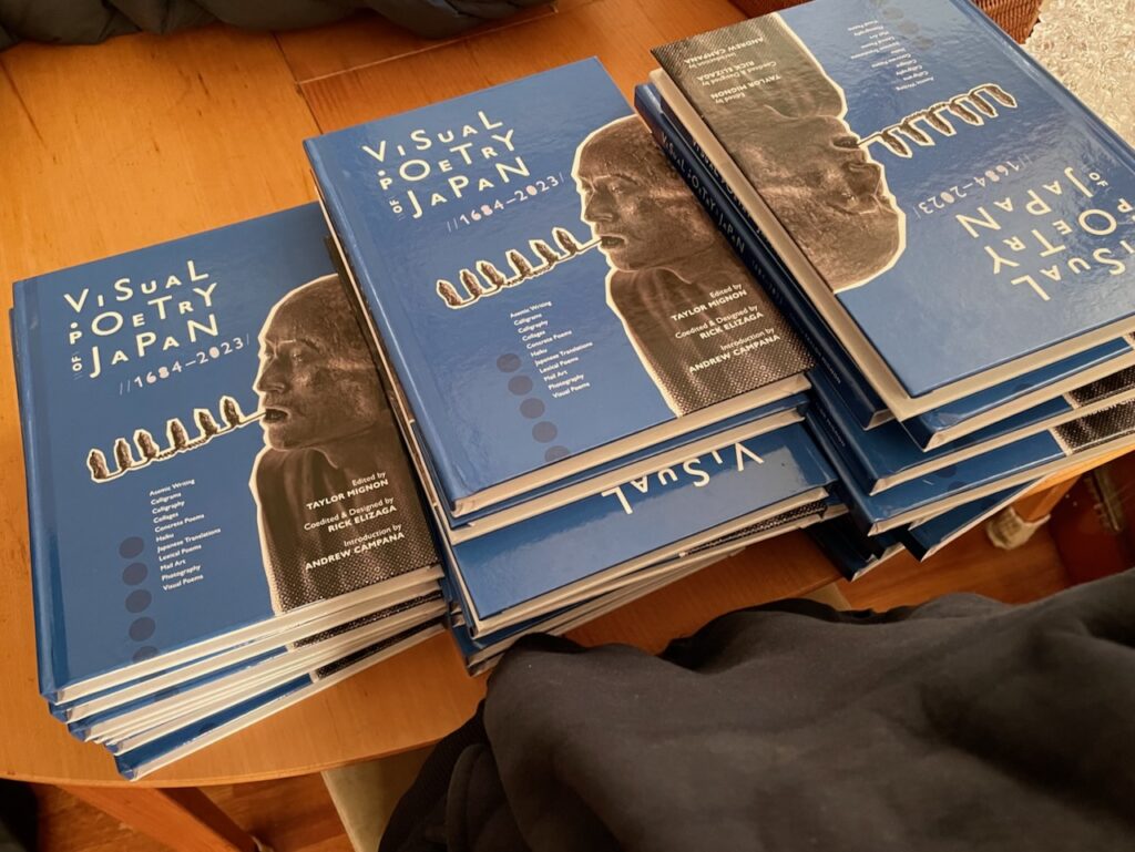 Limited edition hardcover books await launch attendees.